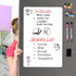 Magnetic Dry Erase Board Fridge Sheet, 17x11"- Flexible White Board for Home Kitchen Memo, 2 Marker Pens and Eraser