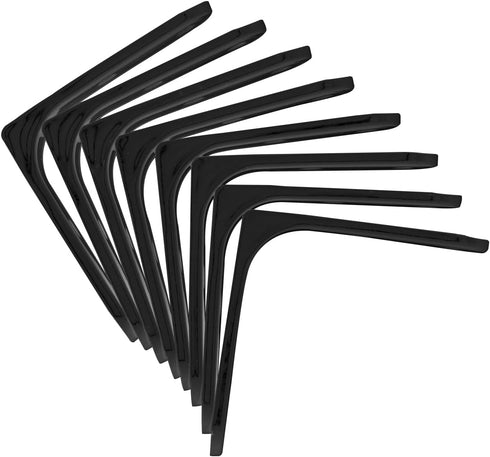 Joyangy 8pcs 3 Inch 90 Heavy Duty L Brackets - Degree Wall Mount Right Angle Corner Braces for Shelves, Wood, Cabinets