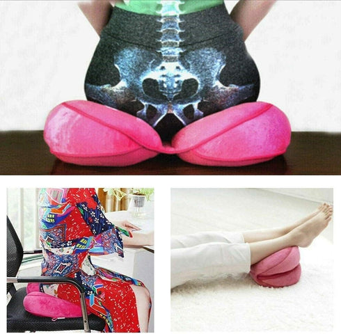 5 STAR SUPER DEALS Tailbone Dual Comfort Cushion Lift Hips Up Seat Cushion, Beautiful Buttocks Latex Cushion Orthopedic