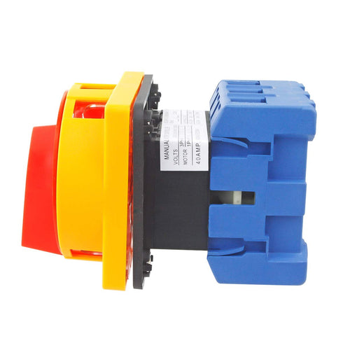 Universal 2 Position 3 Phase Panel Rotary Selector Changeover Switch GLD11 40A AC 690V