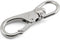 1-Pack M6 Swivel Eye Snap Hook 304 Stainless Steel Multi-Use Spring Snap Hook for Boat Marine Pet Chains