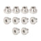 uxcell Knurled Thumb Nuts, 10Pcs M4x0.7mm Iron Round Knobs Fasteners for 3D Printer Parts