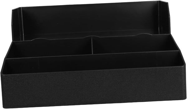LIFKOME Multi Purpose Cup Shelf Organizer with Large Storage Compartment Efficient Countertop Storage