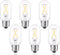 T45/T14 E26 Light Bulbs 25 Watt Equivalent, Dimmable, Clear Natural White 4000K,