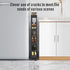 Wensdr 4 39 Inches Tier Kitchen Bathroom Storage Rolling Cart Tall Slim Utility Rolling Shelf Cart with Wheels Coner