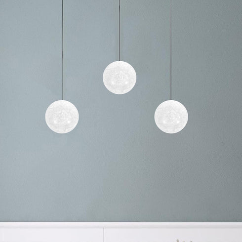 G9 120mm ARTIBETTER Glass Globe Lamp Shade Replacement Lampshade Base Bubble Chandelier Light Covers Pendant Wall