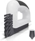 Lumkew Grout Cleaning Brush, V Shape Stiff Grout Cleaner Brush for Floors