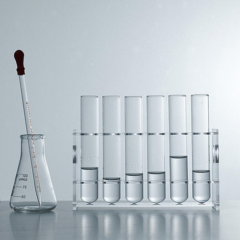 Acrylic Test Tube Rack, 6 Wells Clear Holder for 10ml Centrifuge Tubes