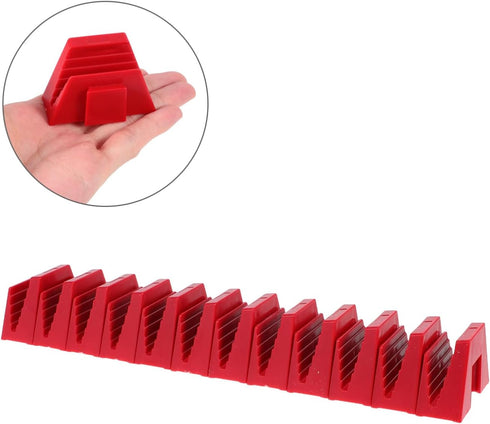 12pcs Unomor Modular Wrench Organizer Tray Durable Plastic Tool Holder for Efficient Diy Storage Tool and Workbenches