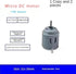 ESXSWYDR 3V6V12V 130/280/365/385/775 555 DC Motor DIY high-Speed Small Motor for Vehicle and Boat Model Toys (Size :