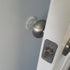 Door Knob Wall Shield, Transparent Round Soft Rubber Protector, Self Adhesive Door Handle Bumper Pack of 2 (Large Round