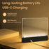 3 Dimmable Flat Book Light, Rechargeable Clear LED Smart Reading Light with Colors & Timer, Full Page Panel Plate Lamp