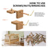 XVTHOAKU 26Set M6x20/40/50/60/70/80mm Baby Bed Frame Bolts, Crib Screws Hardware Replacement Kit, Hex Drive Socket Cap