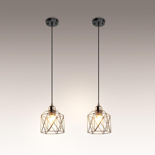ASD Black Pendant Light Fixture - 1xE26 120V ETL Modern Pendant Lights