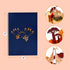 CUTE POPUP Family Reunion 3D Greeting Card with Giraffes on Safari Design for Family, Friends