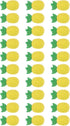 NUOBESTY 30Pcs Mini Pineapple Erasers, Cute Pencil Erasers in Pineapple Shape for Kids Party Bag Favors, Classroom