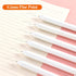 BAYTORY 6Pcs Gel Ink Pens, Quick Dry Ink Fine Point Black 0.5mm for School Supplies Journaling Notetaking Stationery