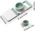 CJNDYFXCA 2) Multifunctional Stainless Steel Vegetable Shredder and Cutter - Compact Potato and Cucumber Slicer