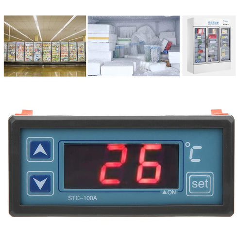 Temperature Controller STC-100A Digital Thermostat for Refrigerating Heating Mode, -50?-99?, Incubator Aquarium