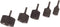 PSI Woodworking CJAM10C Expanding Jam Chuck Set, 5-Pieces