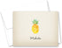 MyExpression.com 50 Watercolor Rustic Pineapple Hawaiian Mahalo Thank You Cards + Envelopes