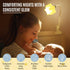 Dimmable LED Clip On Star Light, Warm & Desk Light, Reading Night lamp Newborn Essential for Bedside Bassinet, Nursery