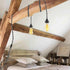 9.84FT E26 Bulb Plug in Hanging Light Fixture with Switch Base Socket, Industrial Pendant Lamp Light Cord with Twisted