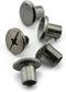 LQ Industrial 120pcs Chicago Screw Binding Screws, Slotted Philip Head, 5x6mm Black