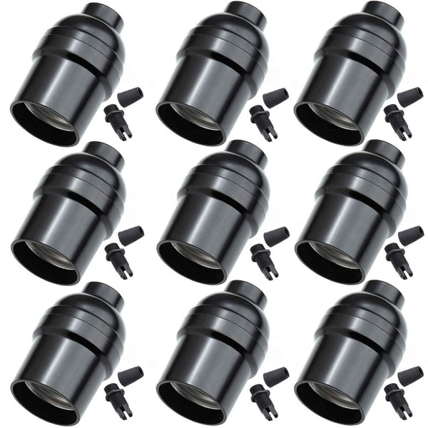E26 Light Socket,Standard Screw-in Lamp Socket Holder for Edison Retro Pendant Lamp
