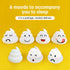 ACAGALA 3 Pack 3 Cute Poop LED Touch Night Light Emotion Night Lamp for Kids Toddler Baby Nursery Brightness Adjustable