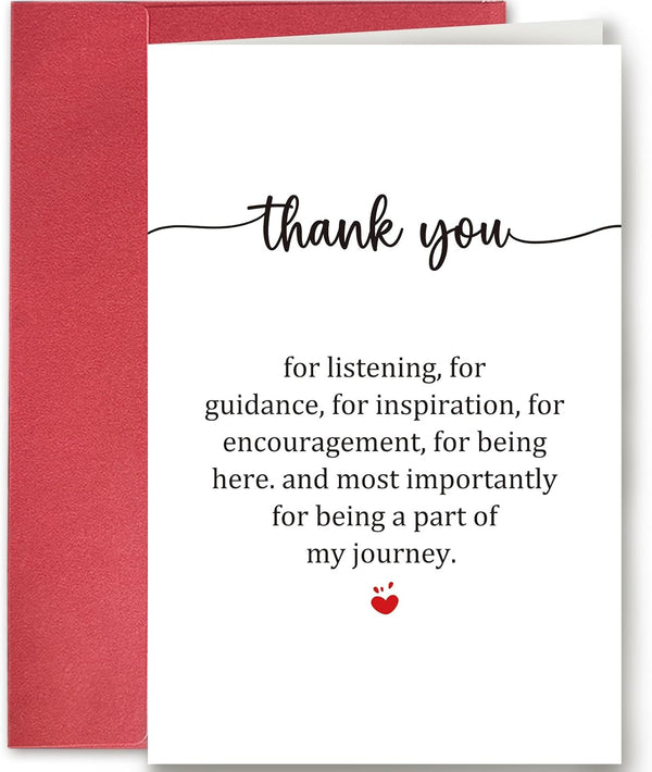 SuperShunhu Funny Thank You Card for Friends Family, Bosss Day Card for
