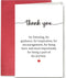SuperShunhu Funny Thank You Card for Friends Family, Bosss Day Card for