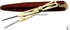 Professional Artist Proportional Scale Divider Drawing Tool (Brass, 9"/Leather Case).