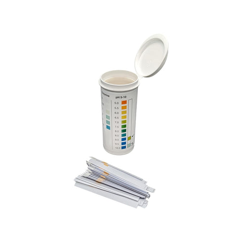 Residual Chlorine 0-10 ppm & pH 5-10 Combo Multi Pad Test, Vial of 50 Strips