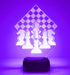 Jinnwell 3D 16 Chess Night Light Lamp Illusion Night Light Color Changing Table Desk Decoration Lamps Gift Acrylic Flat