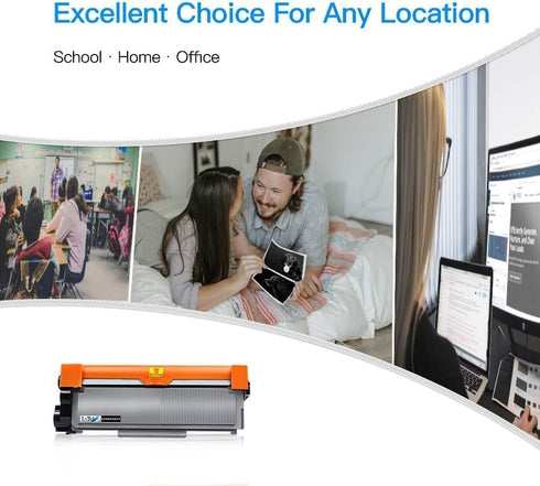 LxTek Replacement Toner Cartridge for Dell E310 E310dw E514 E515 P7RMX PVTHG 593-BBKD (2 Black, High Yield)