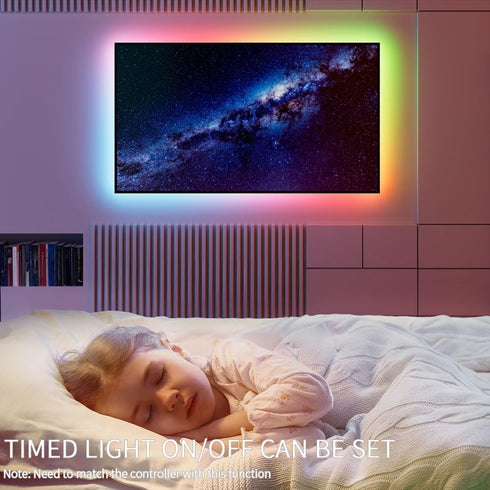 160LEDs/m 6.5FT WS2812B WS2812 Strip,10mm Backlight,DC5V LED Width Individually Addressable Dream Color Flexible Smart
