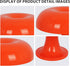 13.8 Inch 3 Retro Orange Mushroom Table Lamp, Color Change, Mid-Century Modern Bedside Lamp, for Bedroom Living Room
