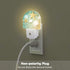 sndheke Summer in,0.5w Starfish and Seashell Night Light Plug into Wall, Beach Ocean Waves Dusk to Dawn Night Light