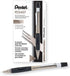 Pentel Quicker Clicker Automatic Pencil, 0.5mm Lead Size, Transparent Black Barrel, Box of 12