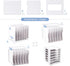 SONGWAY Scrapbook Paper Organizer 12x12, 7 Tier File Organizer for Desk, Stackable Paper Storage, Desktop Paper Storage