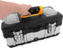 Toolbox TEHAUX Stainless Steel Tool Storage Case Dual-Layer Design Portable for Mechanics and Electricians Heavy-Duty