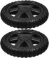 Cabilock 2pcs Replacement Wheels for Shopping Cart Heavy Duty Rubber Foam Rolling