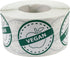 Vegan Food Rotation Labels - 1.25 Inch Round Circle Dots, 500 Adhesive Stickers