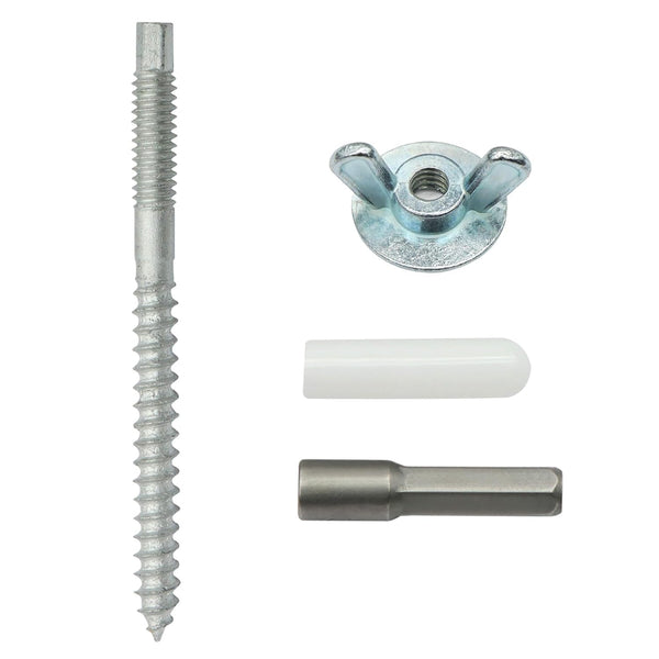 Aiwaiufu 25 Sets Hurricane Anchor Kits, for Fixing Shutter Panels, Storm Panels, Sliding