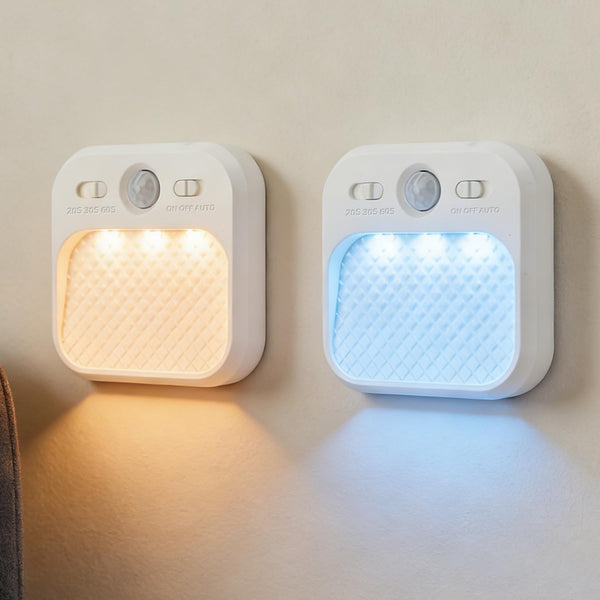 LIUYANGMAO Motion Sensor Night Light, Rechargeable Magnetic LED Closet Light with 3 Color