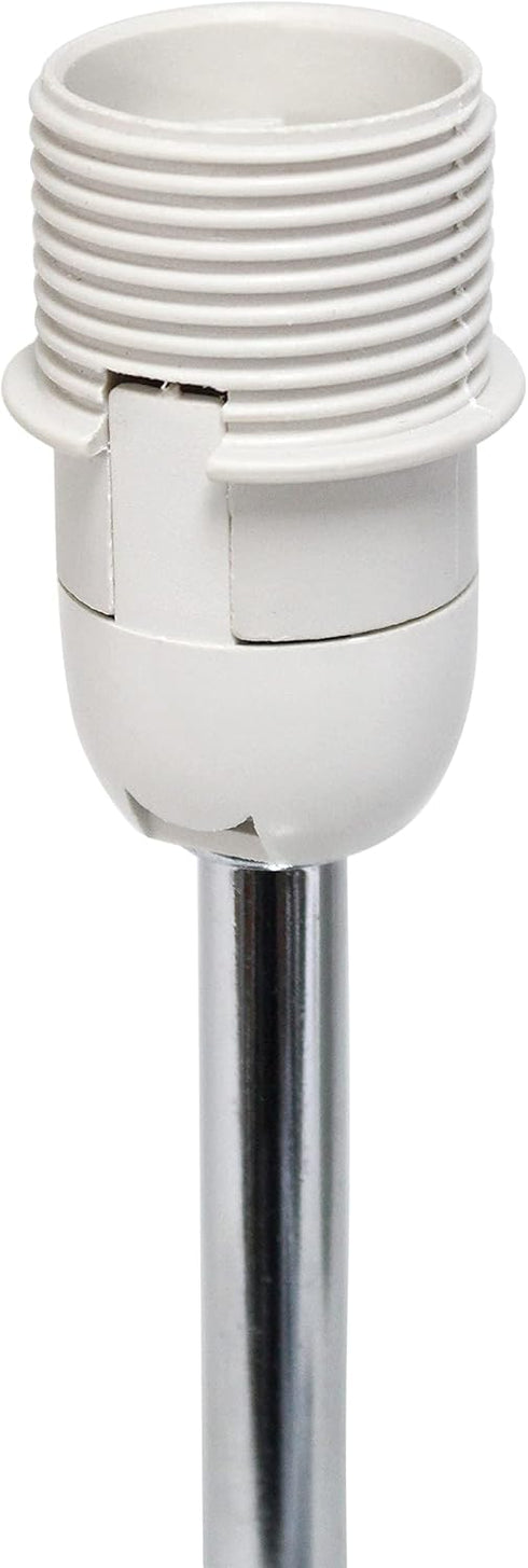 LT2007-HPK-LB Countertop, Bulb Simple Designs Basic Chrome Mini Table Lamp for Living Room, Nightstand, Desk, Hot Pink