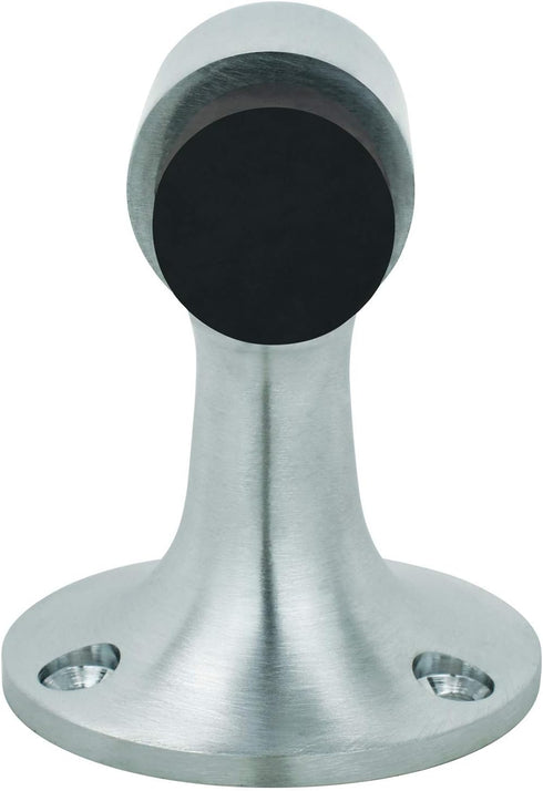Nuk3y Commercial Heavy Duty Floor Mount Bumper Stop, 3 inch (Satin Chrome)