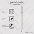 Pentonic Ballpoint Pens, 10 Count, Frosted Pale Gray Barrel with Black Ink, 0.7 mm Fine Point, Smooth Writing For Journaling & Note Taking (PEN13086) by Pentonic