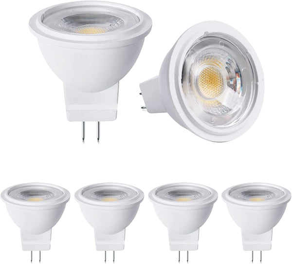 Bonlux MR11 LED Bulb 3W 12V AC/DC Low Voltage LED Spotlights, GU4 Bi-Pin Base 25W Halogen Equivalent for Landscape